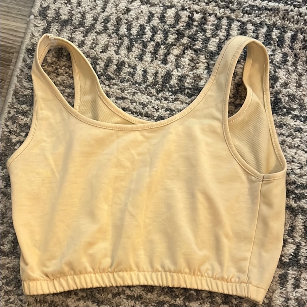 SHEIN Cream Crop Top
